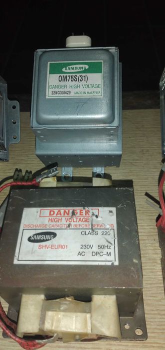 Magnetrons Microondas testados e a funcionar