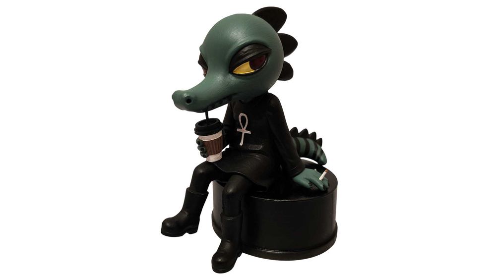 [Ручная работа] Фигурка Би Сантелло "Night in The Woods" / Bea Santello Figure