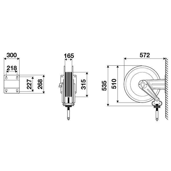 Zwijacz automatyczny bęben do myjki na wąż Karcher 30 m