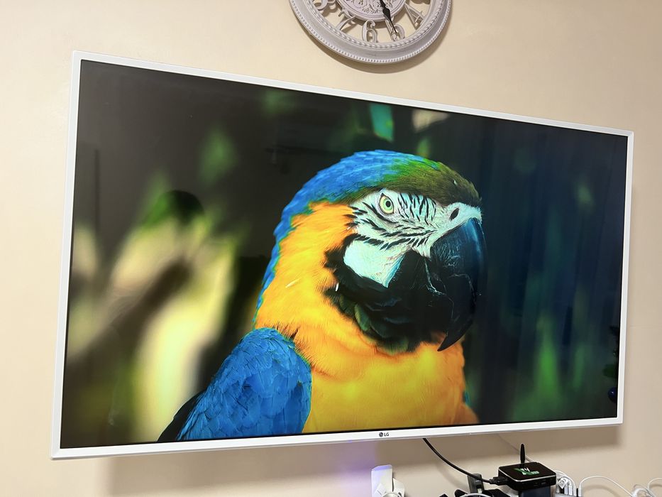 Smart телевізор LG 49” білий