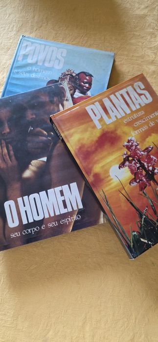 Livros O HOMEM, POVOS e PLANTAS do Circulo de Leitores