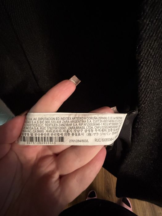 Szary płaszcz oversize z dodatkiem wełny