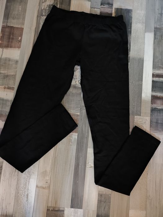 Nowe czarne legginsy getry damskie r.M