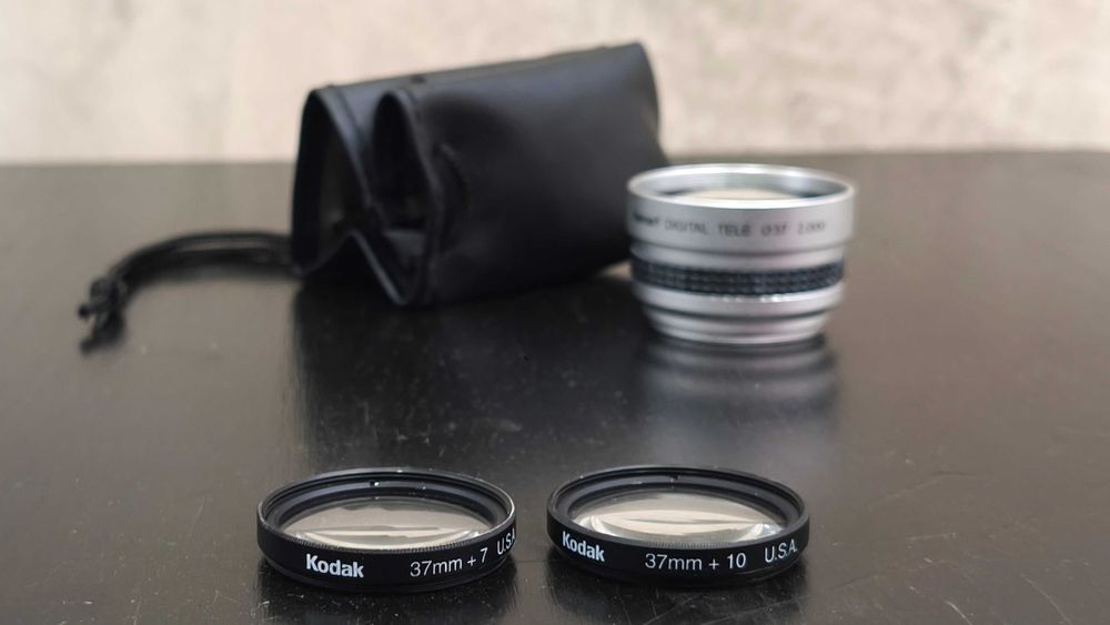 Conjunto de adptadores para lentes + Lentes