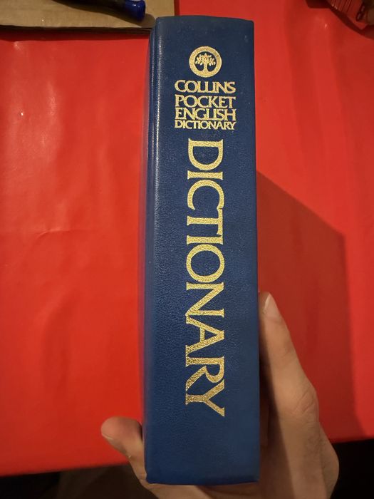 Dicionário Collins Pocket English (1981) – Muito bom estado