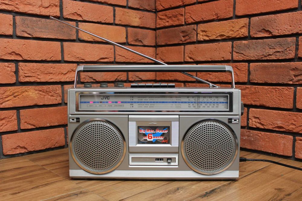 ‼️ Radiomagnetofon JVC RC-555L ‼️ Ghettoblaster TOP STAN !