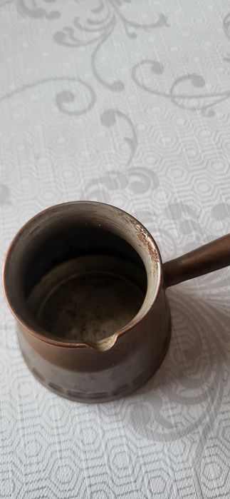 Miedziany tygielek Stary zabytkowy