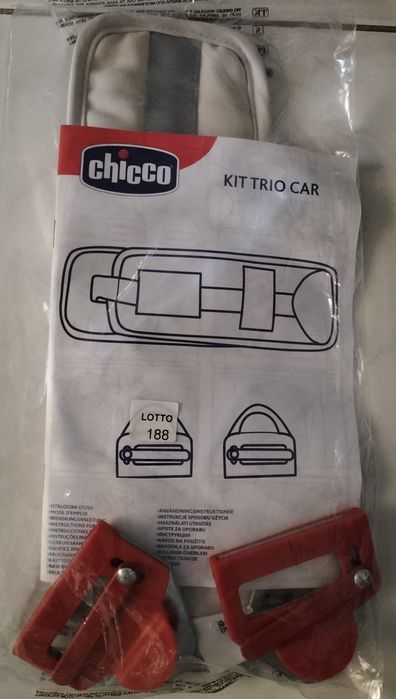 Acessórios carro trio Chicco novos