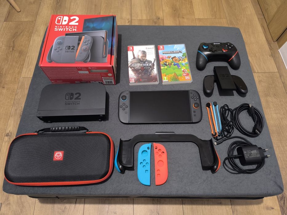 Nintendo Switch 2 Komplet Gwarancja + Akcesoria + Gry