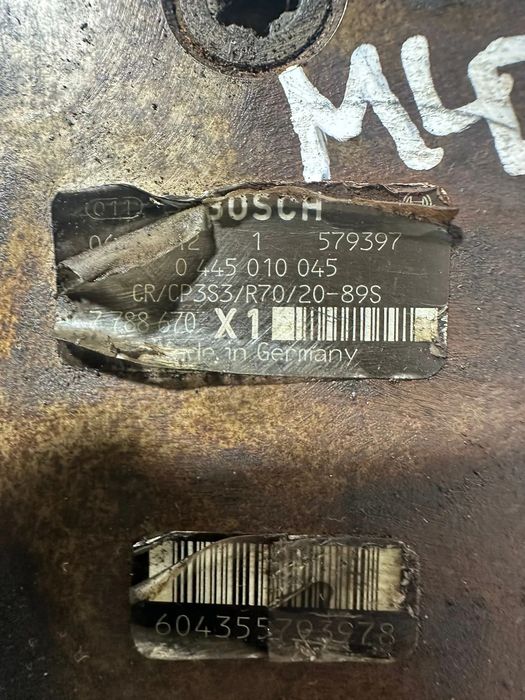 Bomba Alta Pressão Bosch M47 M47D20 204D4 M47N2 M47TU2D20 Bosch CP3S3 R70 7788670 0445010045