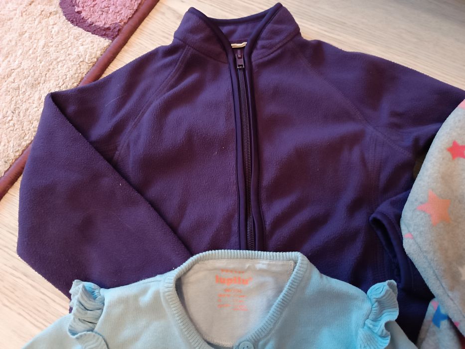 Zestaw 2 polarki i 2 sweterki r 98/104