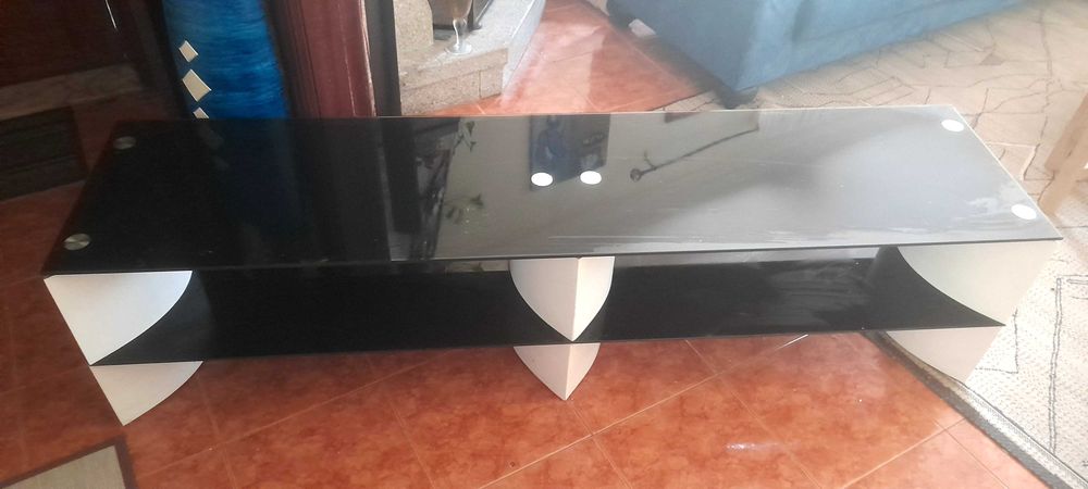 Movel tv em vidro