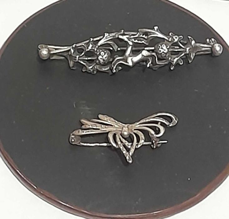 Брошка серебро 875,925