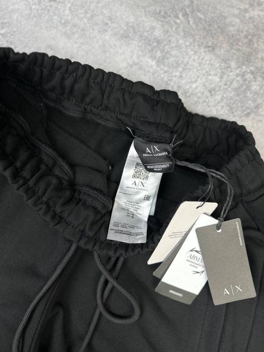 Штани Armani Exchange чорні чоловічі штани армані чоловічі чорні