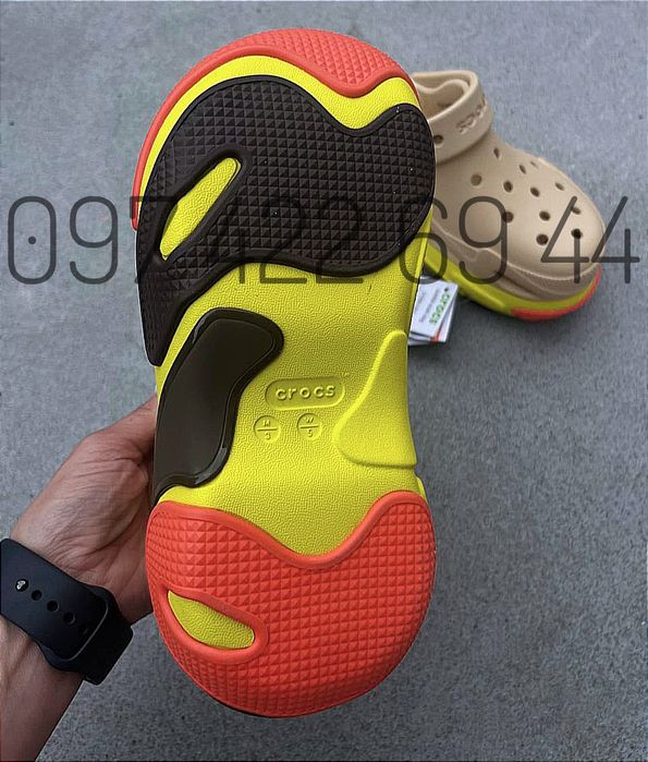 Жіночі сабо на платформі Crocs Bubble Crush Clog крокси Новинка літа