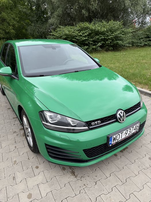 Volkswagen Golf VII GTD 2.0 TDI BMT 2017 – rzadki Minzgrün