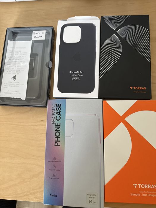 Conjunto Capas Iphone 14 Pro (ou indevidual)