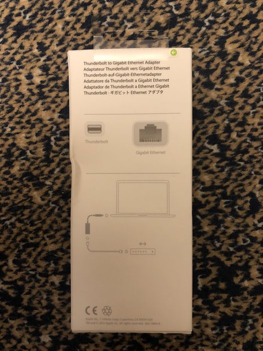 Thunderbolt To Gigabit Ethernet Adapter MD463LL/A