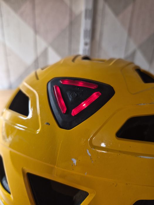 Шолом ABUS Hyban 2.0 (синій, жовтий) оригінал велосипедний