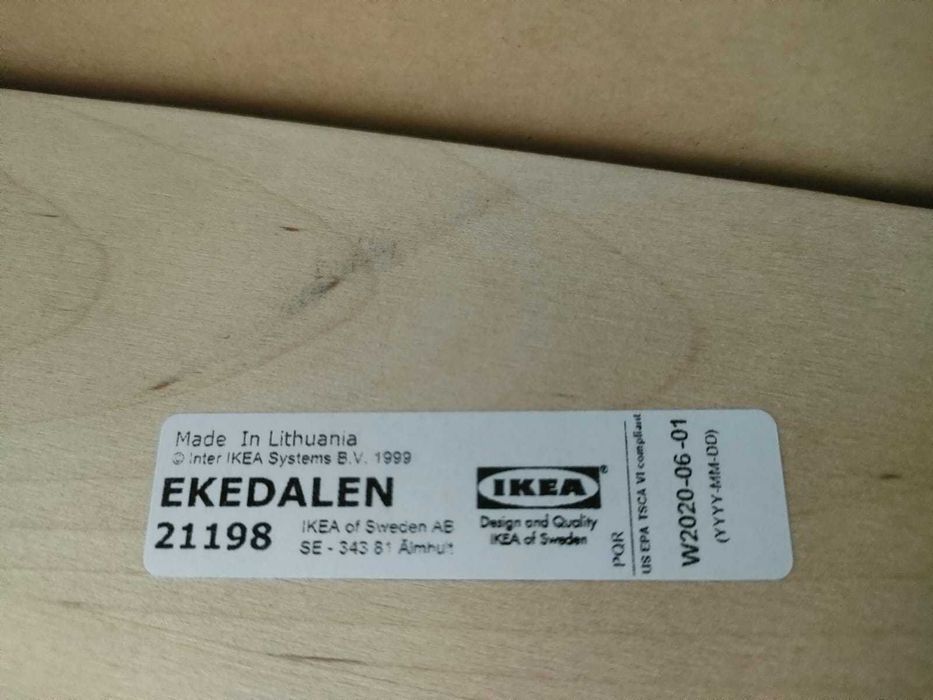 Rozkładany stół IKEA EKEDALEN 180-240x90 cm, biały