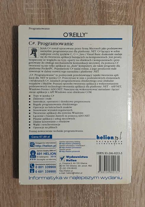 Programowanie C#. Jesse Liberty
