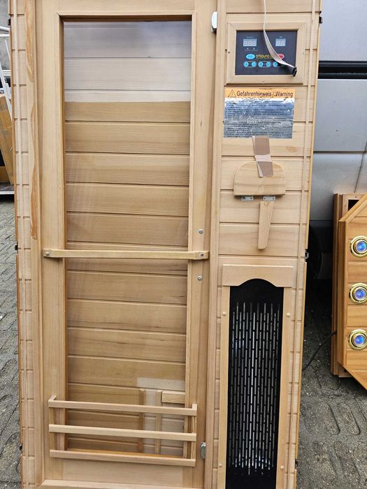 Sauna podczerwień INFRAROT Infrared Radio LED RGB LCD USB 2x PILOTY