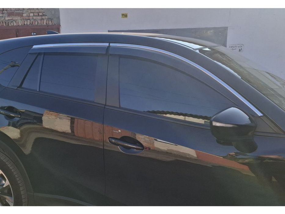Вітровики з хромом Niken для Mazda CX-5 2012-2017 Полікарбонат (4 шт)