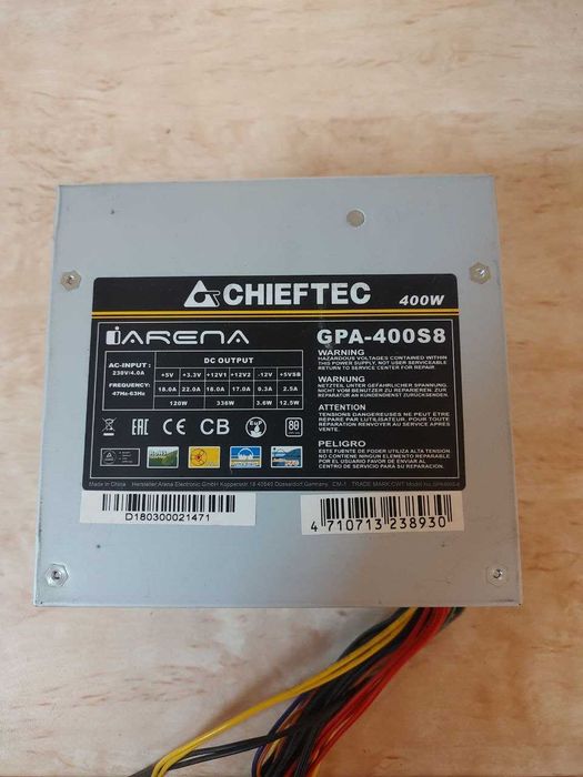 Блоки живлення 400w-500w Video +6pin і без дод.живлення