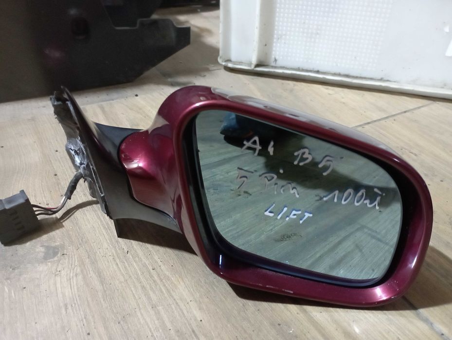 Lusterko lewe Audi A4 B5 Lift 5 pinów