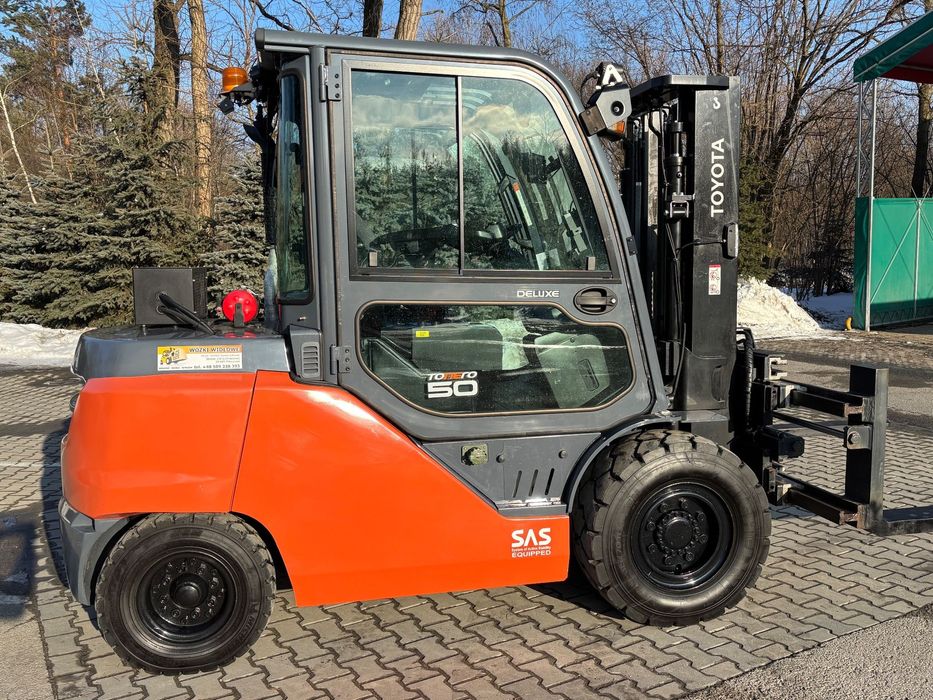 Toyota 2019 Tonero 8FD45N 8FD50N DE LUXE KLIMA NAJBOGATSZA WERSJA 5TON 125 800 Netto MOŻLIWY WYNAJEM!!!  125 800 NETTO 5 Ton Klima gwarancja ! JAPOŃSKI SAMURAJ !