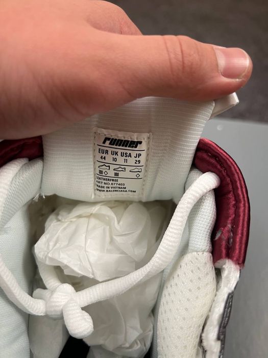 Balenciaga Runner Red White