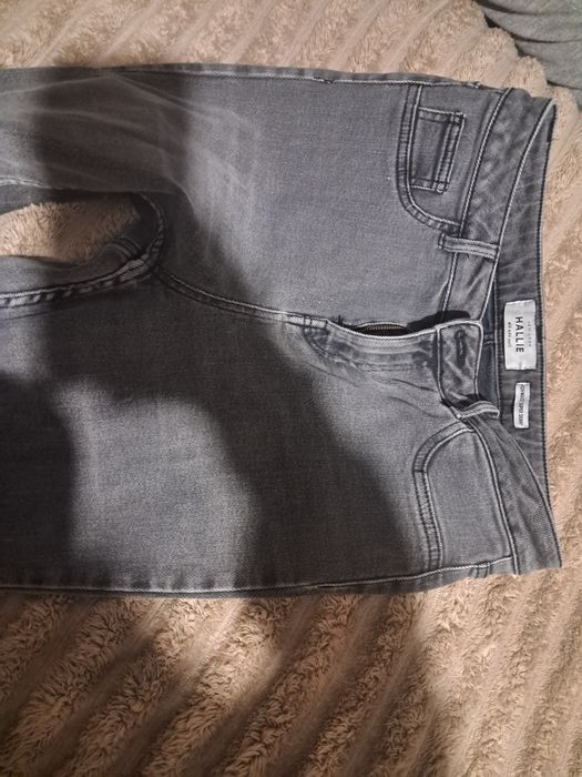 Джинси skinny new look сірі на стегна 105-112 L XL