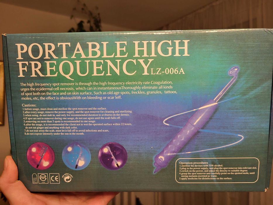 Derma wand Portable High Frequency Darsonval LZ-006A I nowe