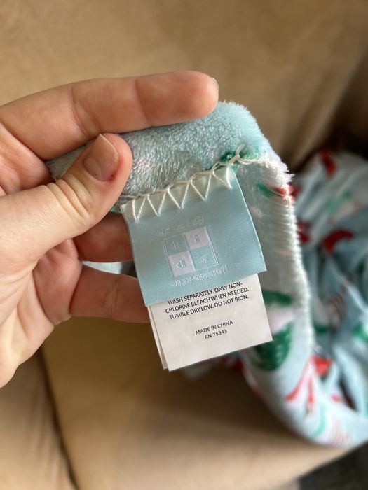 новогодний плед.