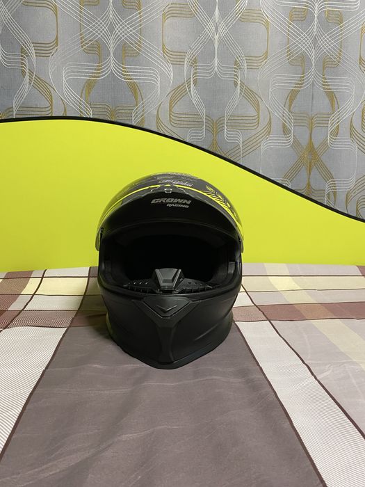 Терміново!! Спортивний мото шолом CrownRacing / Новий