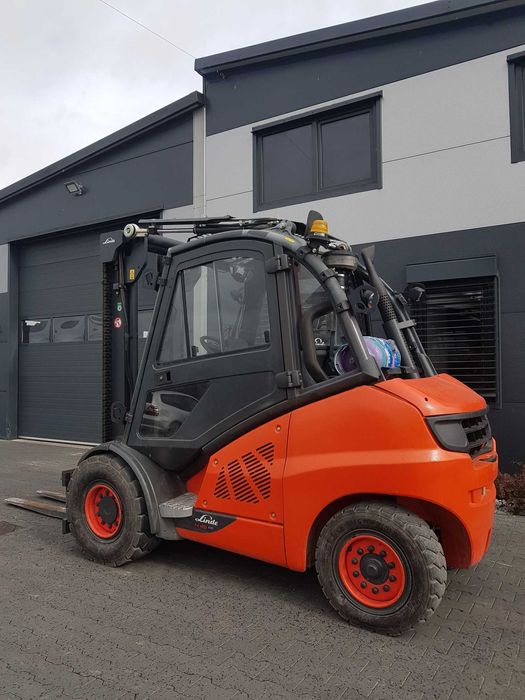 Wózek widłowy Linde H45T TERENOWY Kabina 4 sekcje H50 H40 H35 LPG