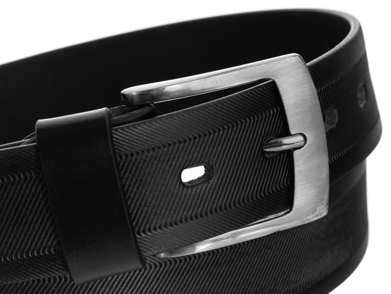 skórzany pasek męski do garnituru klamra - rovicky 105