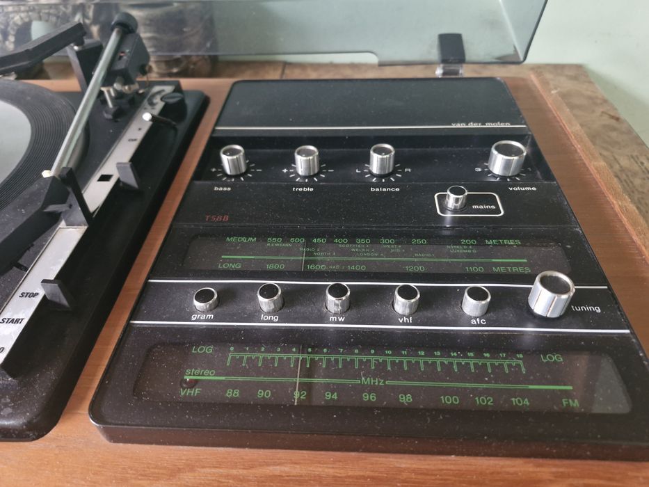 Gramofon z radiem Van der Molen plus glosniki