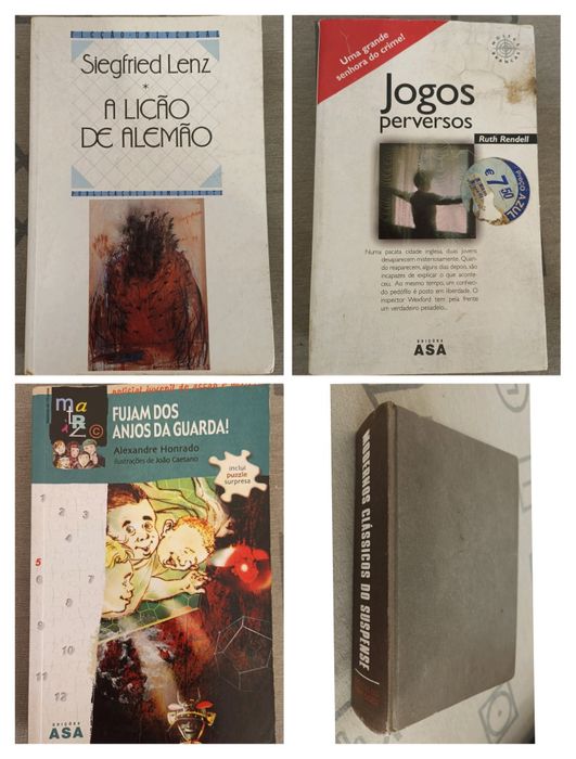 Livros de autores portugueses e estrangeiros