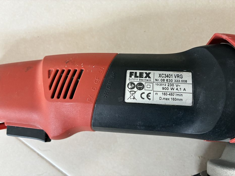 Polidora máquina polir roto-orbital Flex XC3401 VRG – Quase Nova!