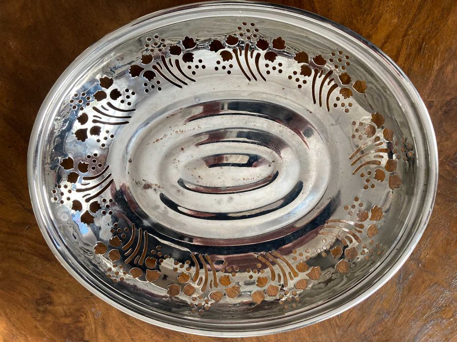 Zestaw tac retro, PRL, vintage