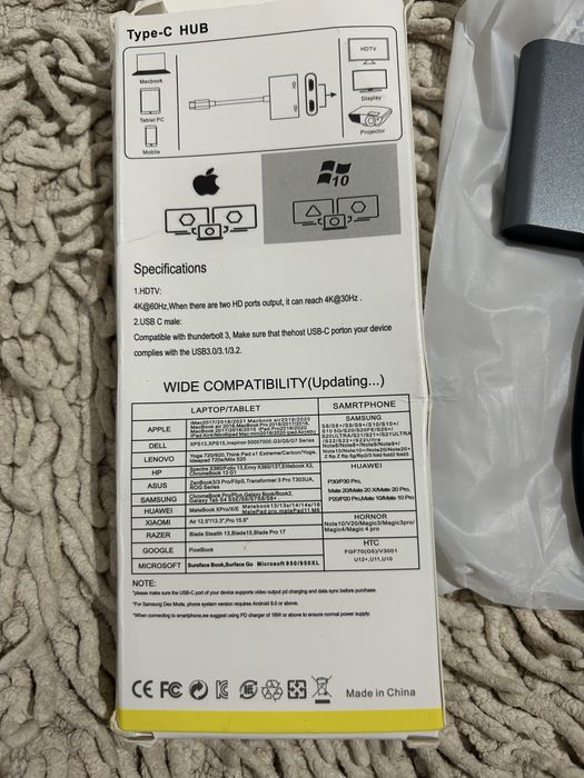 USB-C адаптер Type-C