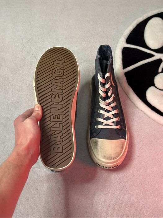 Кеди Balenciaga Paris Denim "High" 41-45