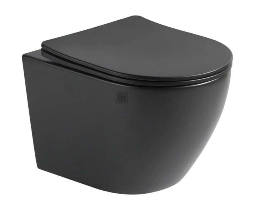 OUTLET miska WC Mini czarna Decos