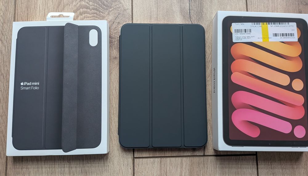 IPad Mini 7 (A17 Pro) 128GB Wi-Fi + oryginalne etui Smart Folio