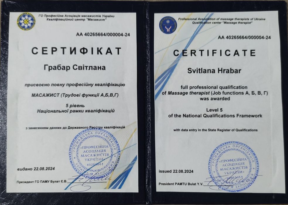 Массаж професійний,ручні та апаратні техніки (Ендосфера, Пресотерапія)