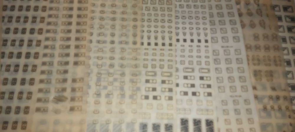 Folhas de decalque de símbolos MECANORMA - Venda individual