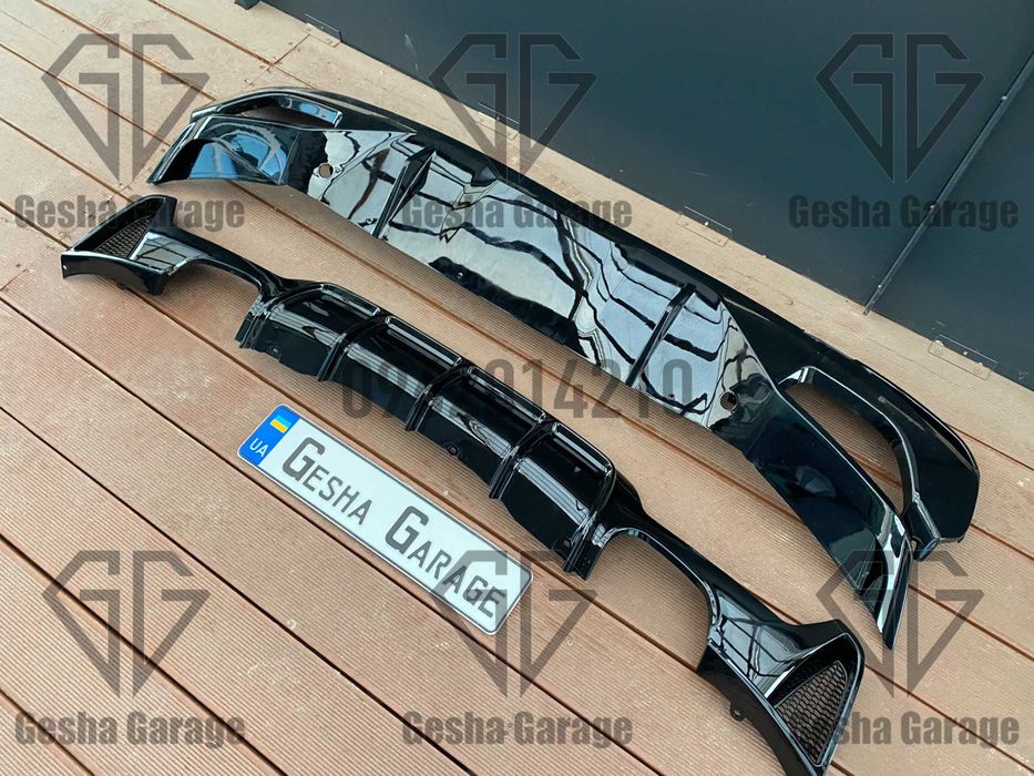 Тюнінг накладка на задній бампер БМВ BMW f90g11g12g01g02f30G20f32f33