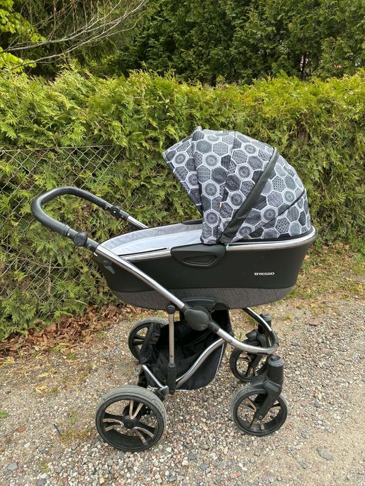 Wozek spacerówka 2w1 bebetto + fotelik cybex gold  z bazą isofix  bresso premium class