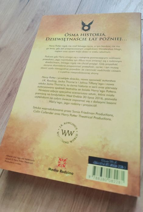 "Harry Potter i przeklęte dziecko" ksiażka NOWA